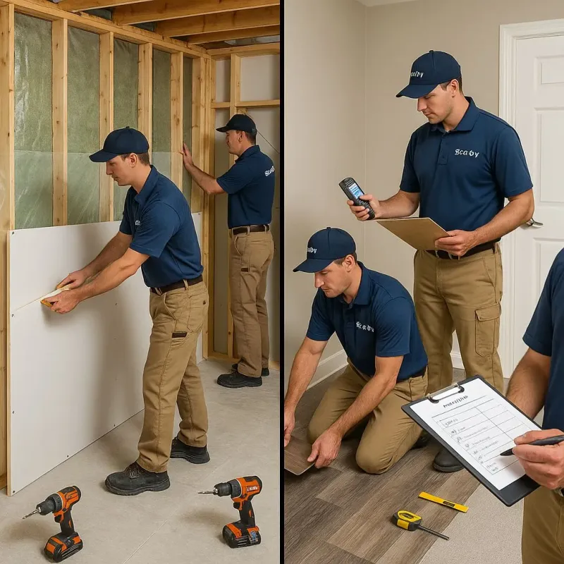 Repairs and Reconstruction process in East Brewton, AL